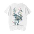 ET517 Blue Kirin Embroidered Tee