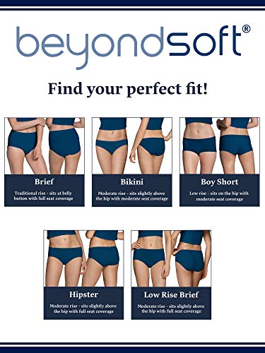 Fruit Of The Loom Womens Beyondsoft Underwear, Super Soft Designed With Comfort Mind, Available Plus Size Bikini Style, Bikini -