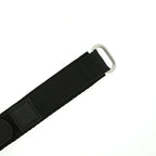 Tech Swiss Watch Band Nylon One Piece Wrap Sport Strap Black AdjustableHook and Loop 16mm