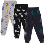 T2F Boys Regular Fit Printed Joggers Track Pant (Pack of 3)