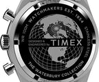 Timex Mens Waterbury Diver Chronograph 41mm Watch - Silver-Tone Dial Stainless Steel Case & Bracelet