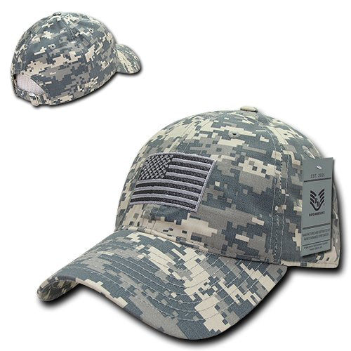 Relaxed Ripstop Cap, USA Flag, ACU