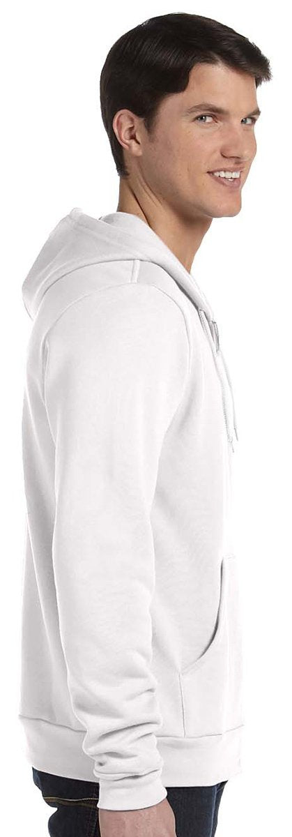 Unisex Sponge Fleece Full-Zip Hooded Sweatshirt - ASPHALT - 2XL(D0102H7WDUT)