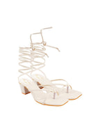 Shoetopia Women & Girls Comfortable Casual Block Heeled Sandals/Fashion/Cream/UK5
