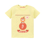 baby wish Birthday Milestone Dress for Boys and Girls Birthday Tshirt for Kids Happy Birthday TShirts Half Sleeve Celebration B 18-24