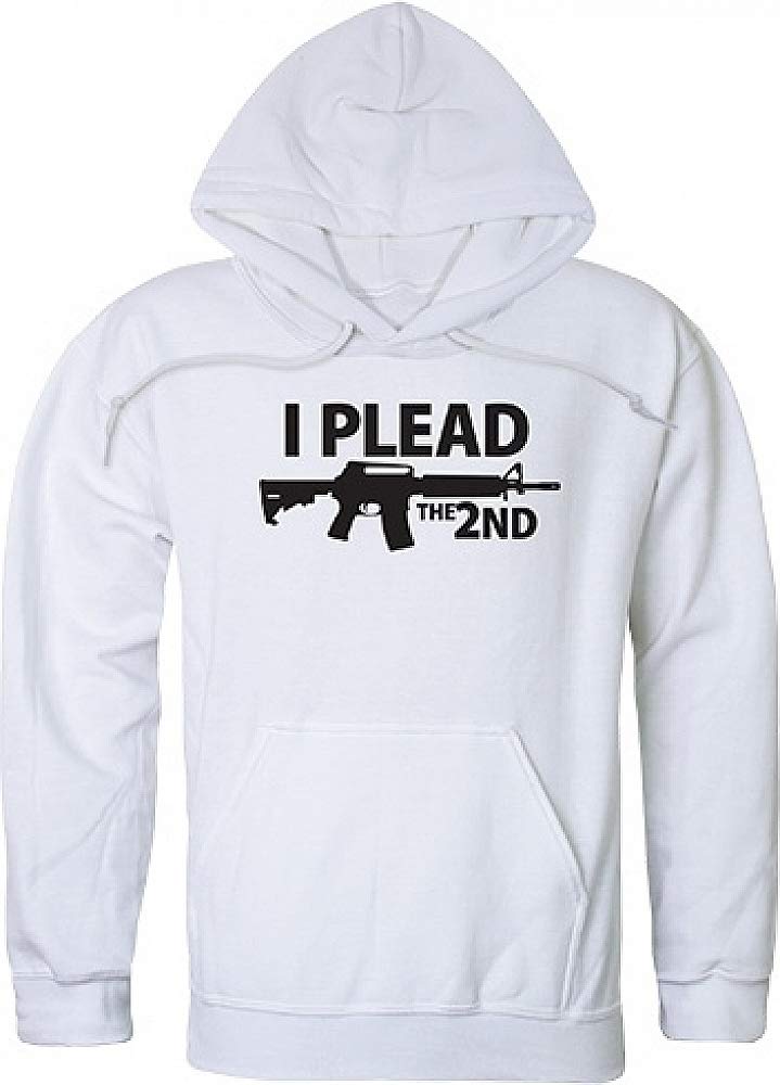 Graphic Pullover,I Plead the 2nd, White, S