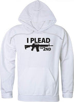 Graphic Pullover,I Plead the 2nd, White, S