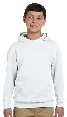 Youth 8 oz NuBlend Fleece Pullover Hooded Sweatshirt - BLAcK - S(D0102H2H7Qg)