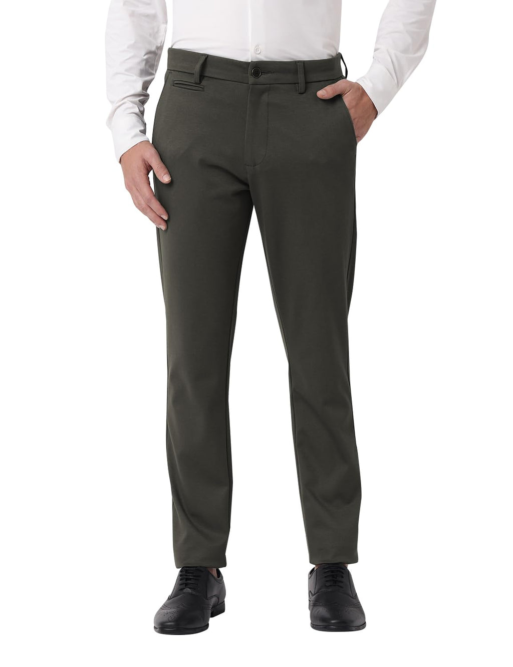 Fyltr MenS Slim Casual Pants (Fylss25Mt-1101_Cilantro Green