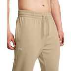 Under Armour Men's Rival Fleece Joggers, (299) City Khaki / / White, Medium