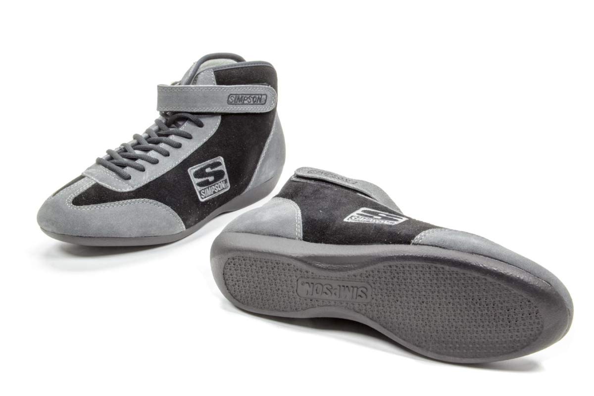 Simpson Safety SIMMT120BK Midtop Shoe  Black - Size 12