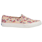 Keds Women's Double Decker Spring Floral Sneaker, TAN, 7
