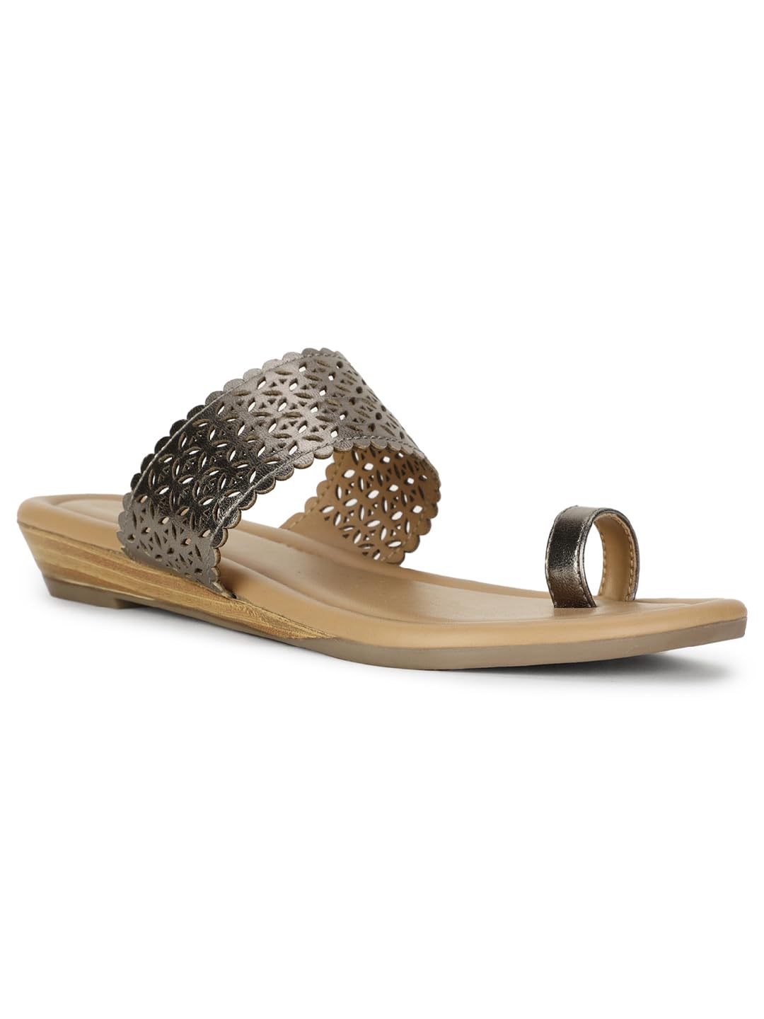 Bata Womens Slipon Sandal  GUNMETAL (4 UK) (5712193) 4