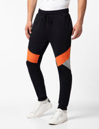 FYLTR Mens Colourblock Joggers with Elasticated Waist and Contrast Drawstrings