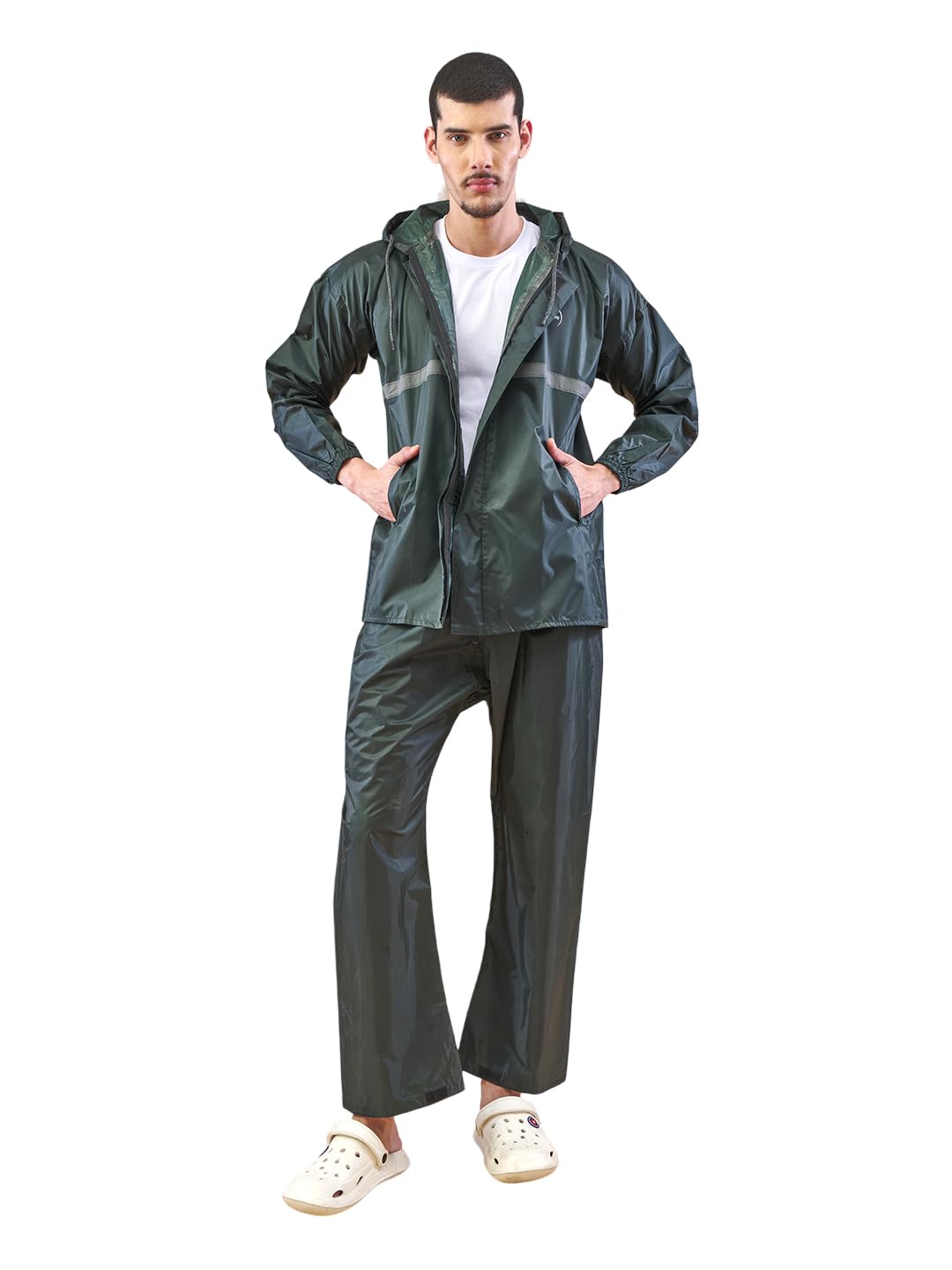 Lux Venus Reflecting Design Tapping Rain Suit For Men