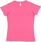 Ladies V-Neck Fine Jersey T-Shirt - BLAcK - S(D0102H7DMB2)