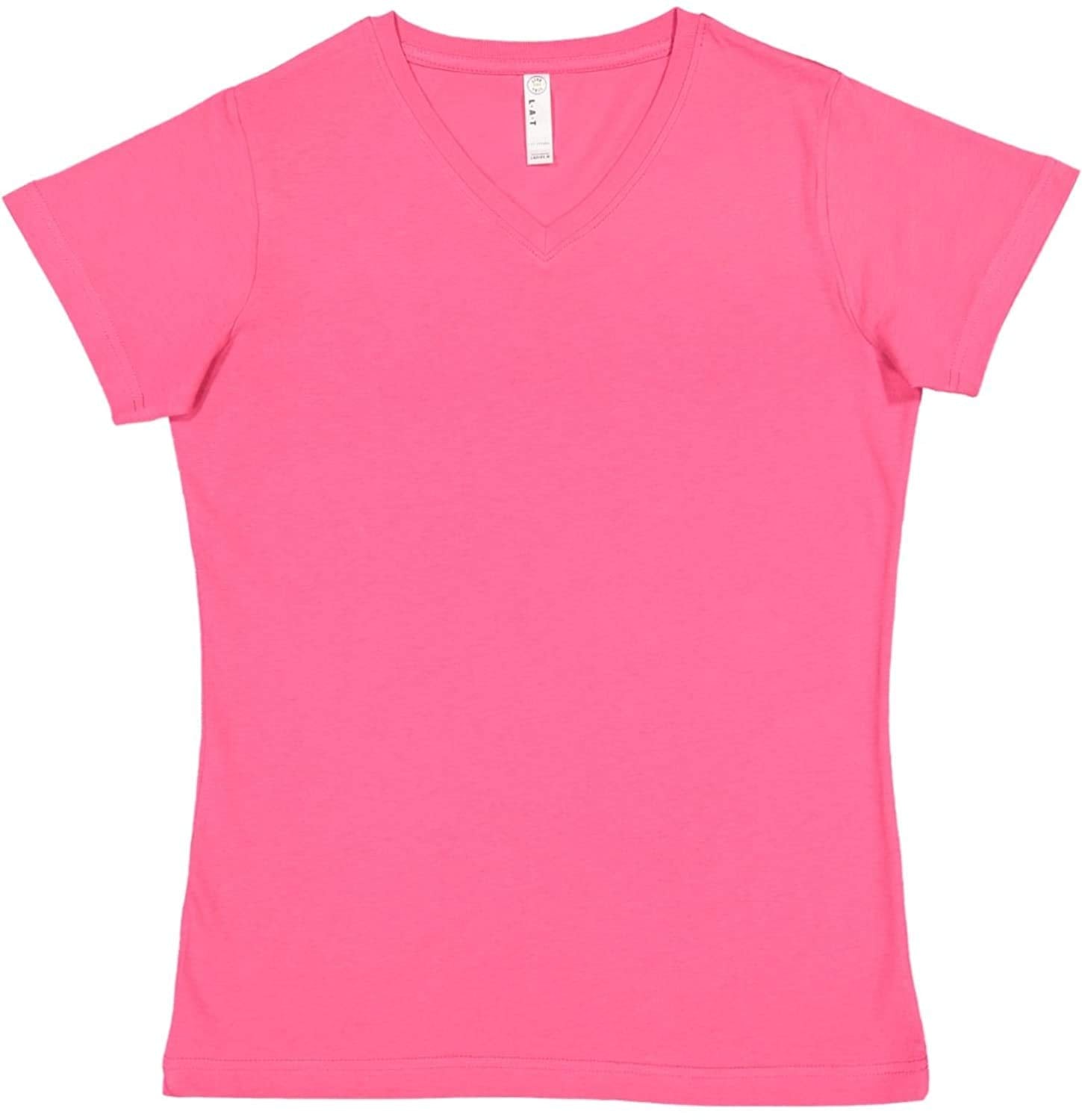 Ladies V-Neck Fine Jersey T-Shirt - BLAcK - S(D0102H7DMB2)