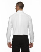 Mens crown Woven collectionSolid Broadcloth - WHITE - 5XL(D0102H76ZM2)