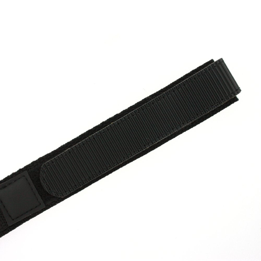 Tech Swiss Watch Band Nylon One Piece Wrap Sport Strap Black AdjustableHook and Loop 16mm