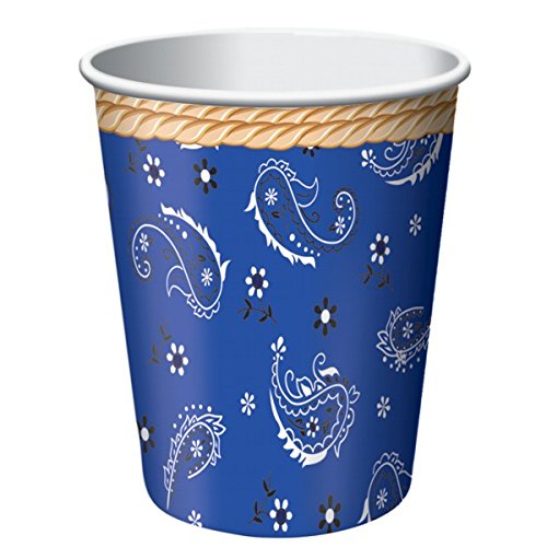 9CUP 12/8CT BLUE BANDANA CB