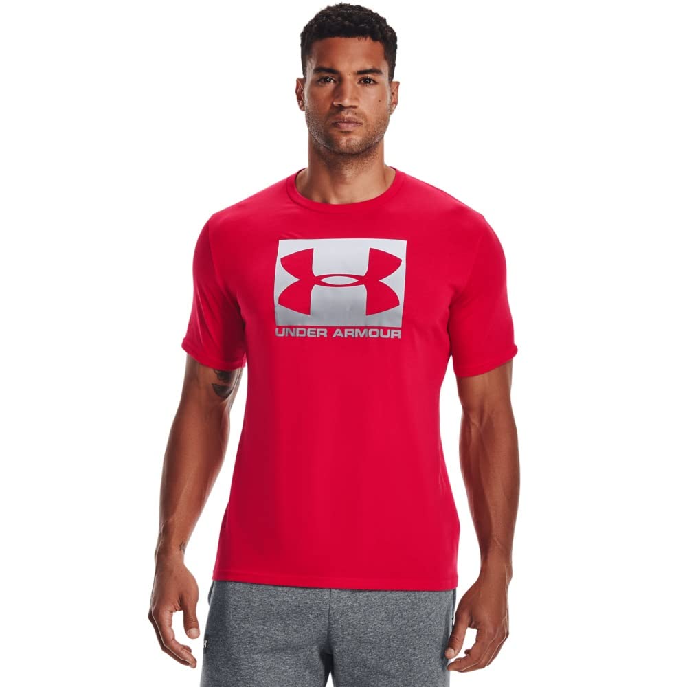 Under Armour Men's Boxed Sportstyle Short-Sleeve T-Shirt , Red (600)/Steel , XX-Large