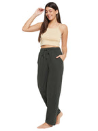 Clovia Womens Cotton Rich Solid Pyjama (LB0173D17_Green_XL)