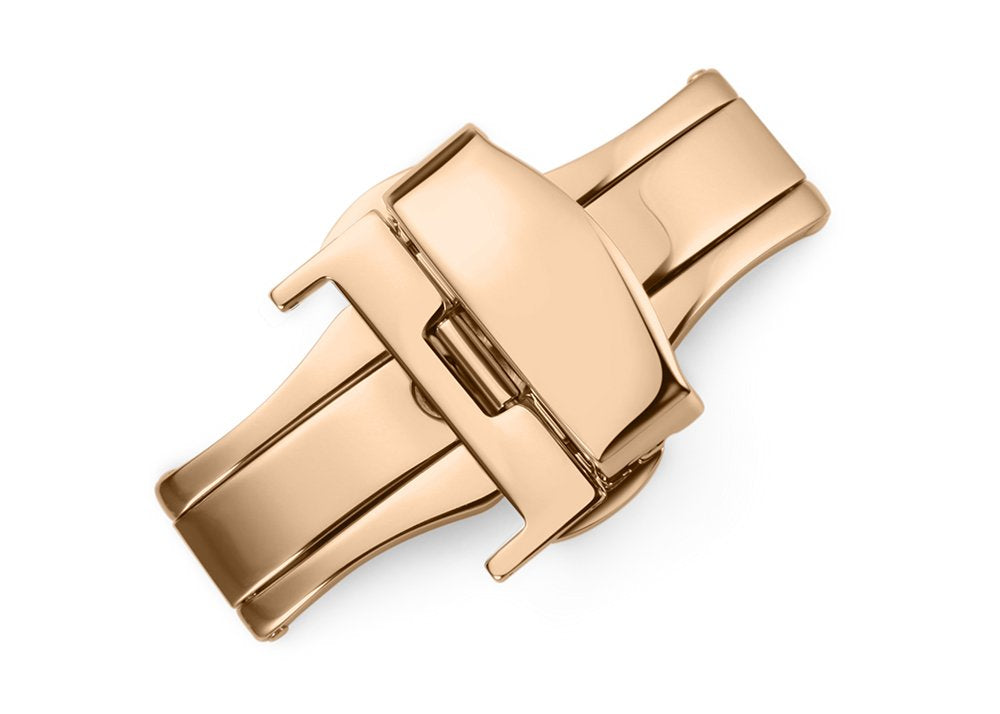 iStrap Stainless Steel Deployment Clasp Buckle Fasten Gold Black Silver Rose Gold Watchband Clasp 16mm 18mm 20mm 22mm