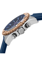 Invicta Men's Aviator Stainless Steel Quartz Watch with Silicone Strap, Blue, 26 (Model: 22523)