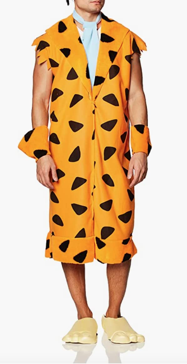 The Flintstones Fred Costume, Orange/Black, Standard, Medium