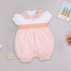 BabyGo Half Sleeves Baby Romper| 100% Cotton Rompers for New Born Baby| Baby Dress | Sleepsuit for Baby Girls| Onesies| 0-3M| 3-