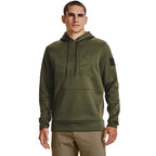 Under Armour mens Freedom Emboss Hoodie, (390) Marine OD Green / / Marine OD Green, Small