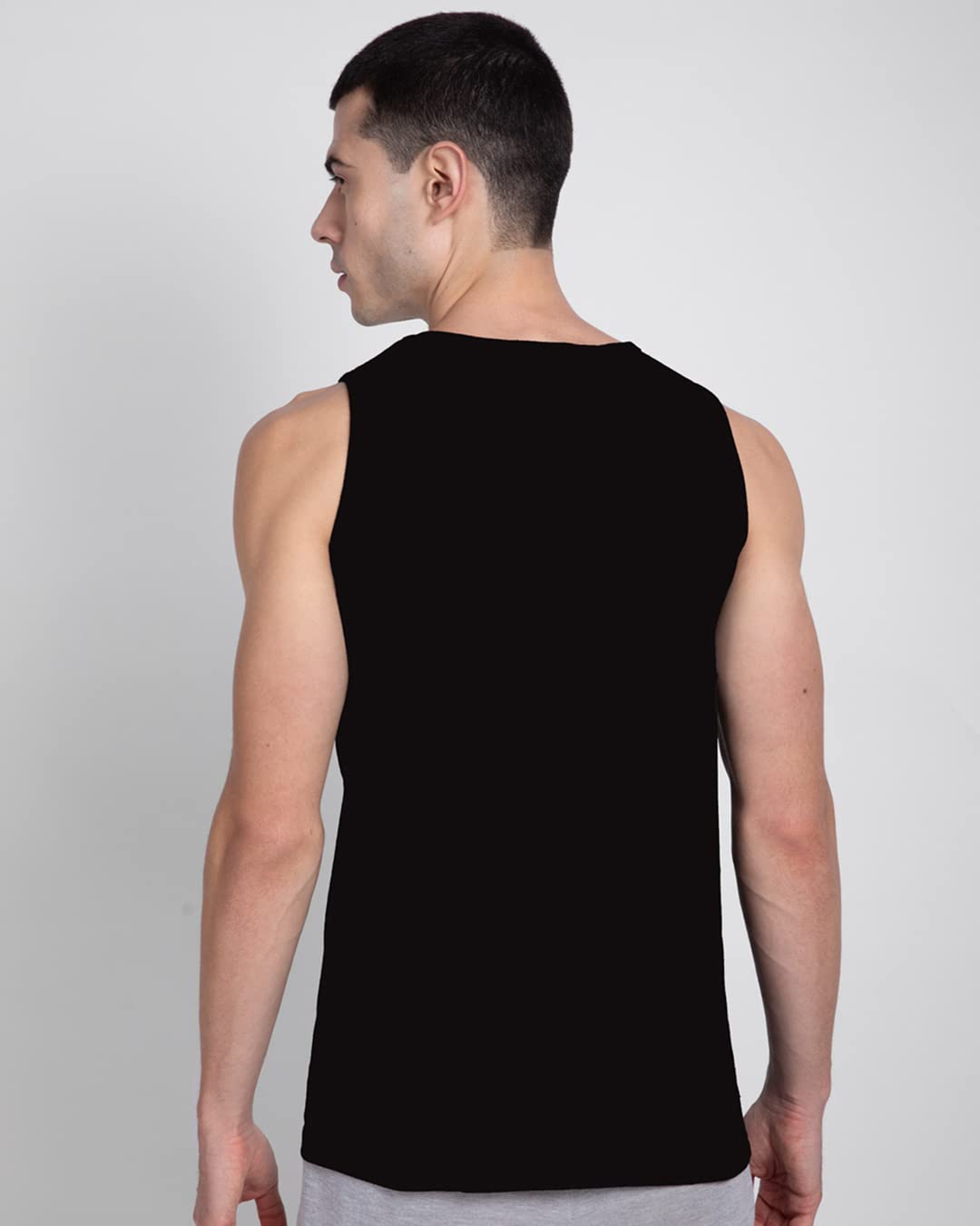 Bewakoof Mens Iron Man Graphic Printed 100% Cotton T-Shirt - Regular Fit, Round Neck, Sleeveless