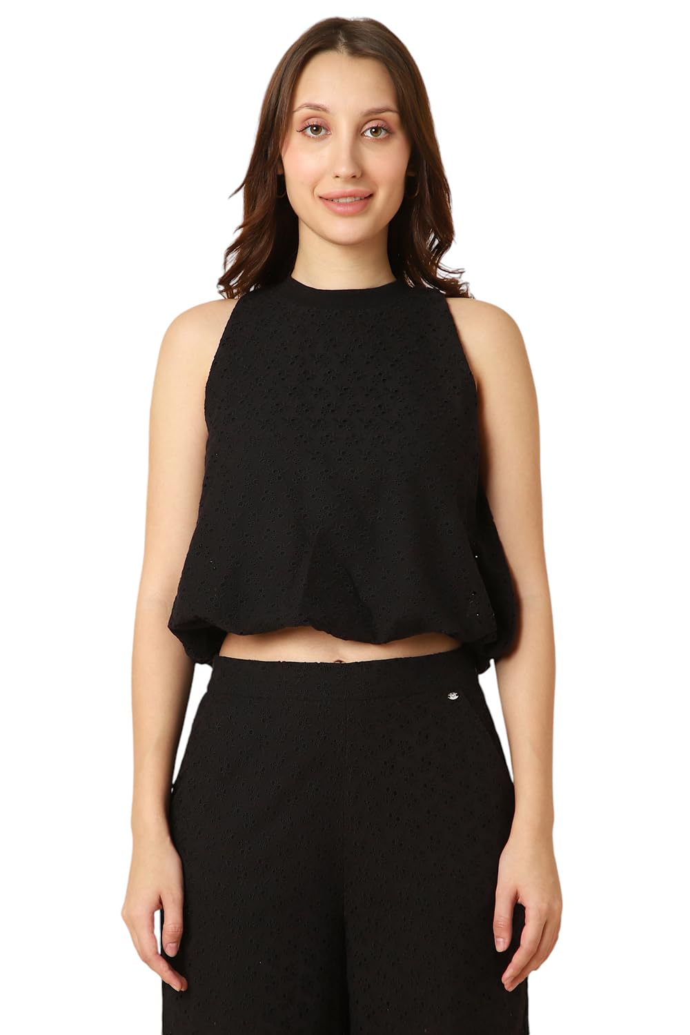 Allen Solly Women Regular Fit Casual Sleeveless Top