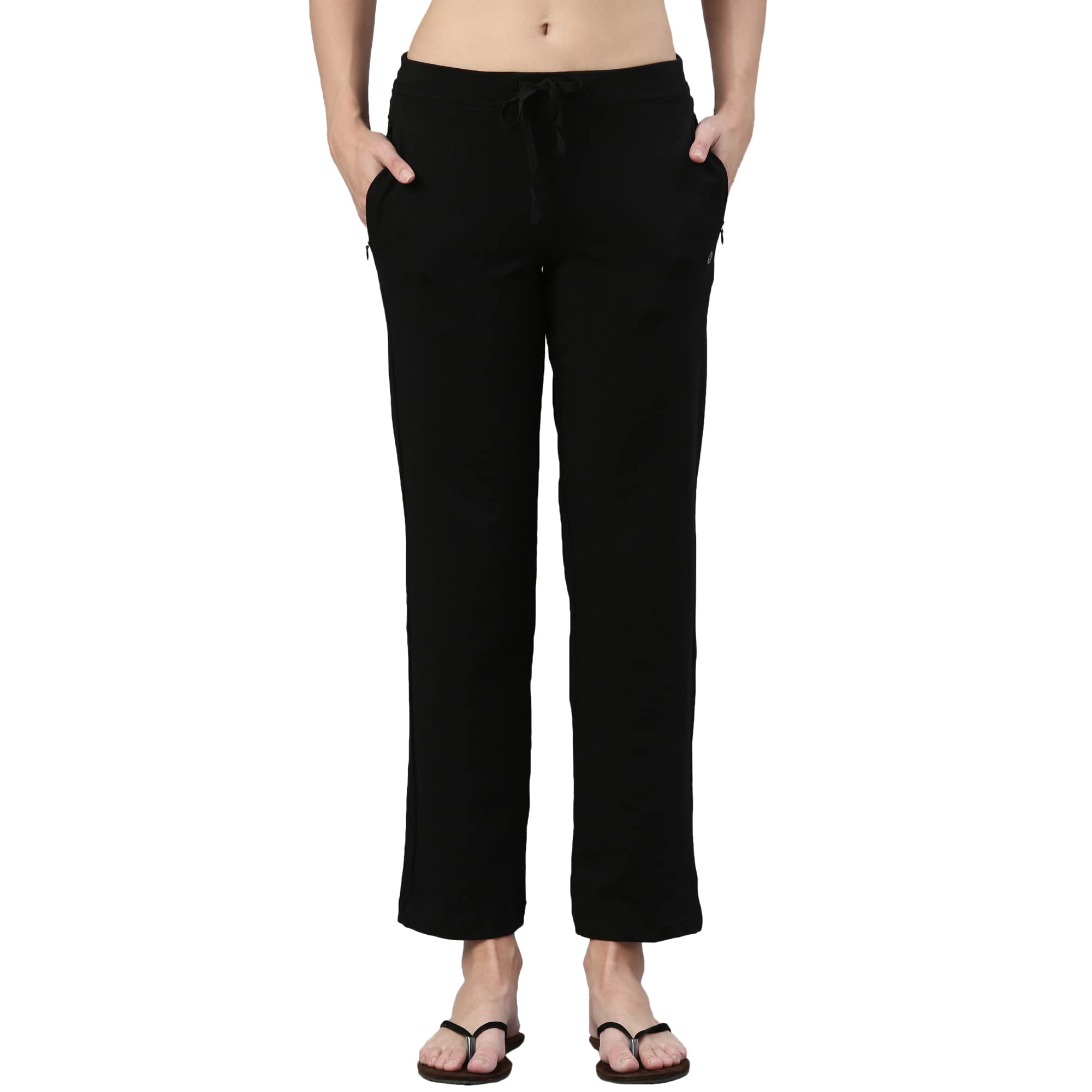 Enamor Essentials E014 Womens Slim Fit Stretch Cotton Lounge Pants