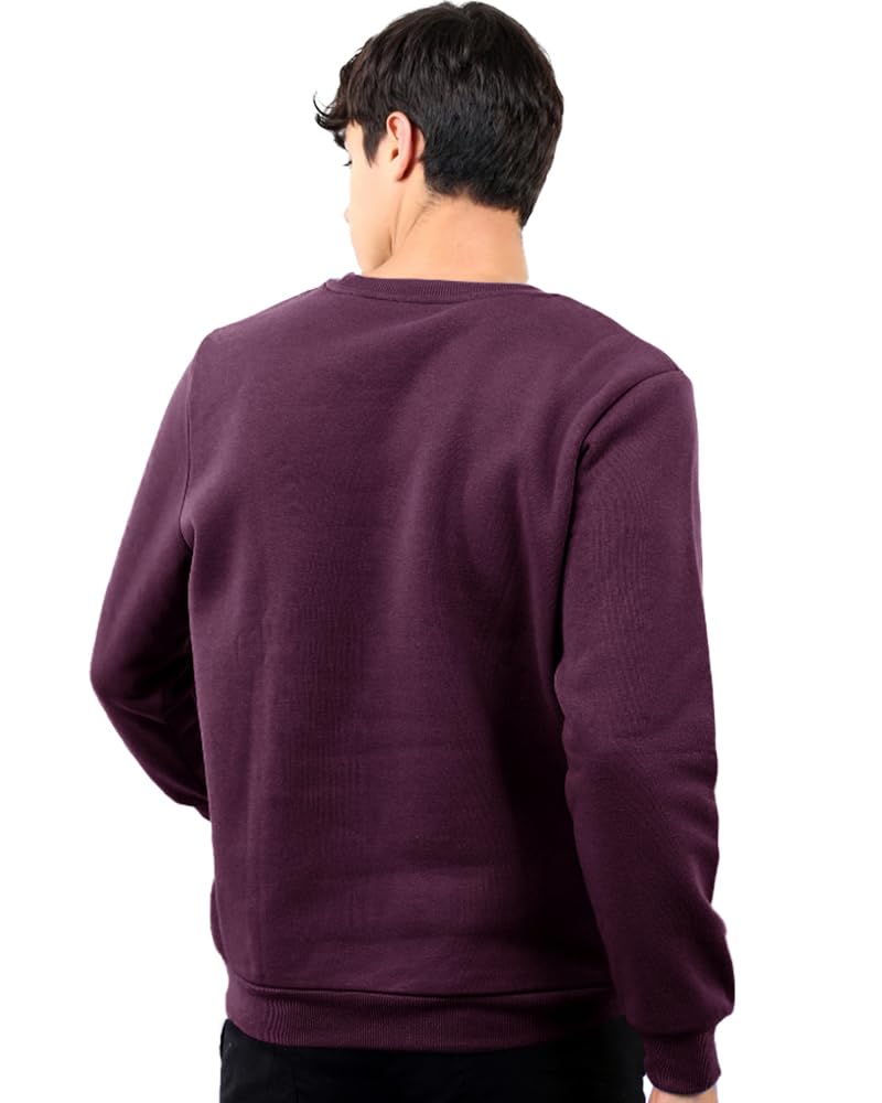Eyebogler MenS Cotton Blend Round Neck Sweatshirt