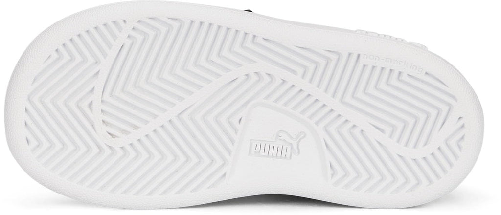 PUMA Kids Smash Hook and Loop Sneaker, Navy White-for All Time Red, 4 US Unisex Toddler