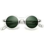 HEPIDEM Acetate Men Retro Vintage Polarized Sunglasses for Women,Trendy UV400 Protection Round Frames Eyewear Zolman Small 42mm