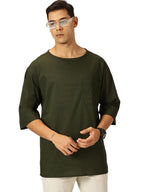 Thomas Scott Men'S Linen Relaxed Shirt (Ts1525_Olive