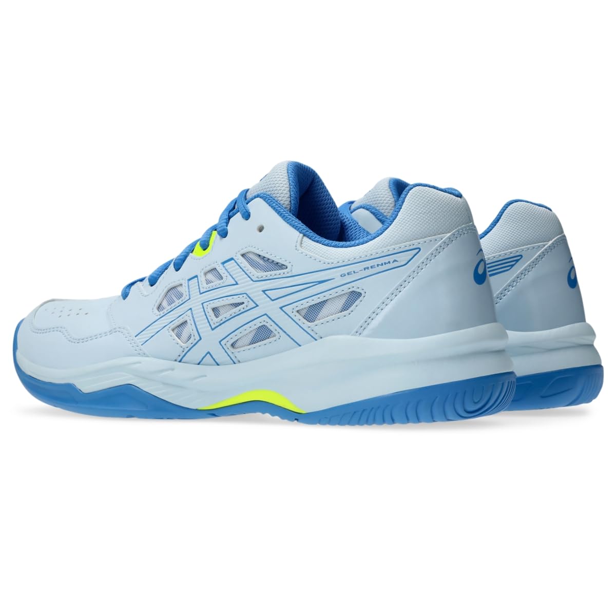 ASICS Women's Gel-RENMA Pickleball Shoes, 6.5, Light Blue/Blue Coast