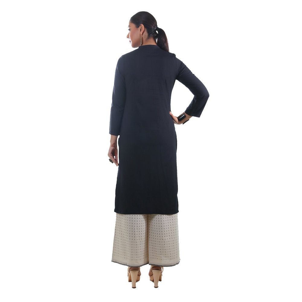 W For Woman Women'S Cotton Solid Kurta