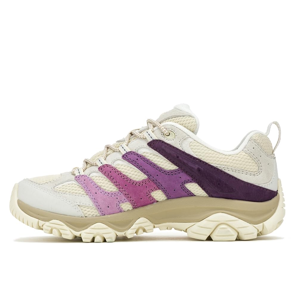 Merrell Women's Moab 3 Hiking Shoe, Parchment/Plum, 10