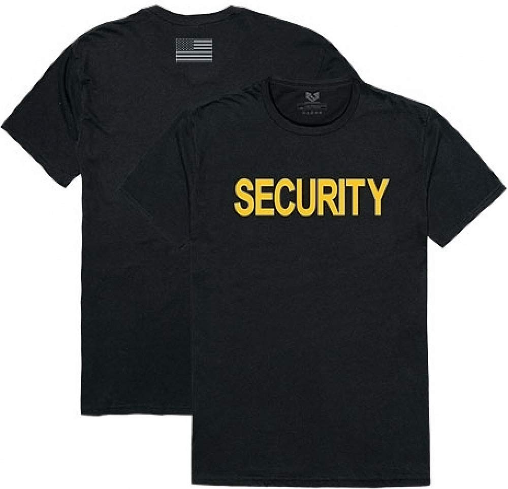 Relaxed Graphic T's,Security 2,Black, 2X
