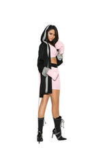 Elegant Moments Prizefighter Boxer Girl Boxing Halloween Roleplay Costume Large Light Pink