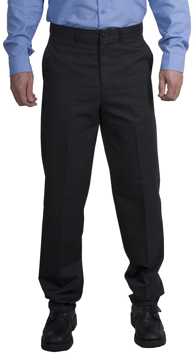 Red Kap Mens Stain Resistant, Flat Front Work Pants, charcoal, 44W x 32L