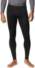 32 Degrees Mens 2 Pack Heat Performance Thermal Baselayer Pant Leggings, Black/Black, XL