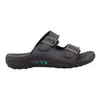 Skechers womens Reggae-jammin' Sandal, Black/Black, 9 US
