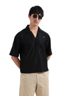 The Indian Garage Co Mens Oversized Fit Textured Resort Sweater