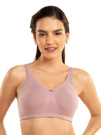 Nykd (Nyb169 Cotton Anti Microbial Non Padded & Non Wired Side Support Shaper Bra For Women | Full Coverage Bra With Detailed Co