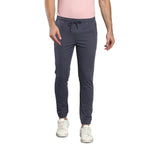 Dennis Lingo Solid Cotton Mens Casual Drawstring Joggers, Straight Fit, Mid Rise, Stretchable Ankle Length Athletic Track Pants