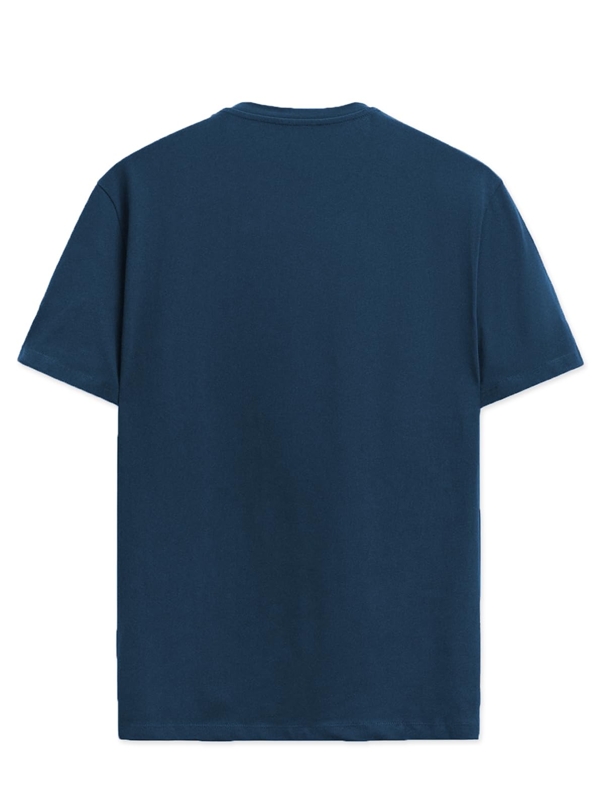 ADRO Mens Solid Regular Fit T-Shirt (RN24-GOK-SB_Teal